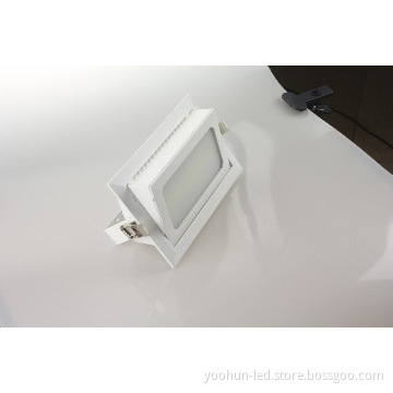 For shop window square downlights , adjustable downlighter